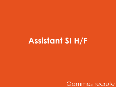 recrutement assistant SI montpellier